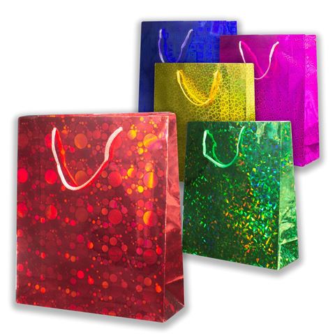 Bolsa de regalo metalizada | Varias medidas y colores