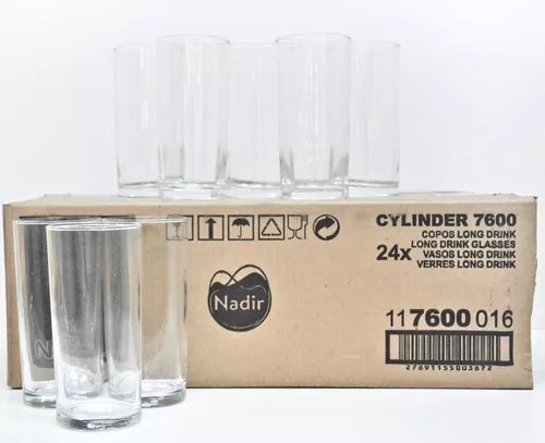 Vaso de Vidrio alto NADIR - 300ml - x1 | x6 | x24 unidades