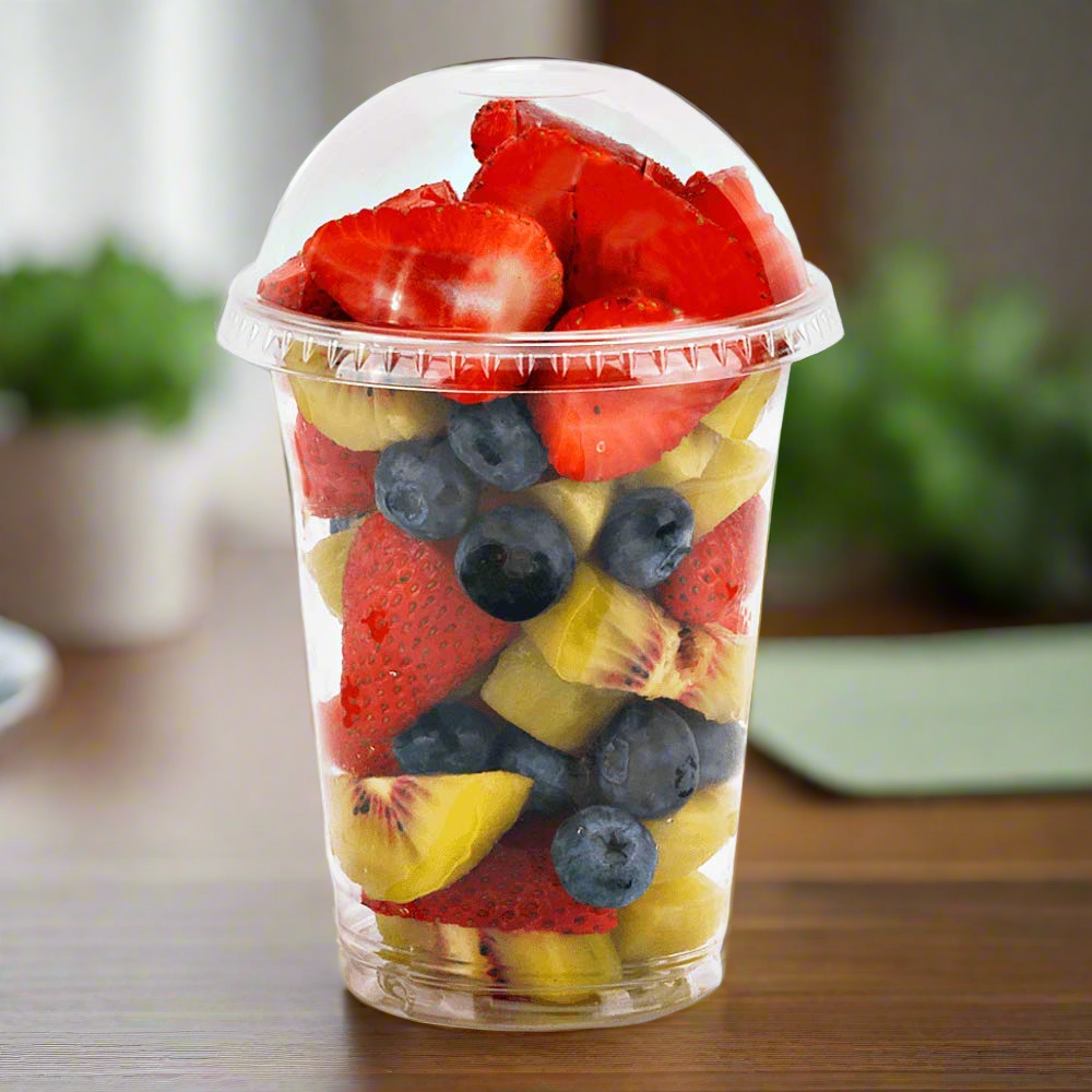 Vaso con Domo 16 Oz - Sin orificio - x 50 unidades