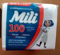 Servilleta Mili 22x21 Paquete 100 unidades