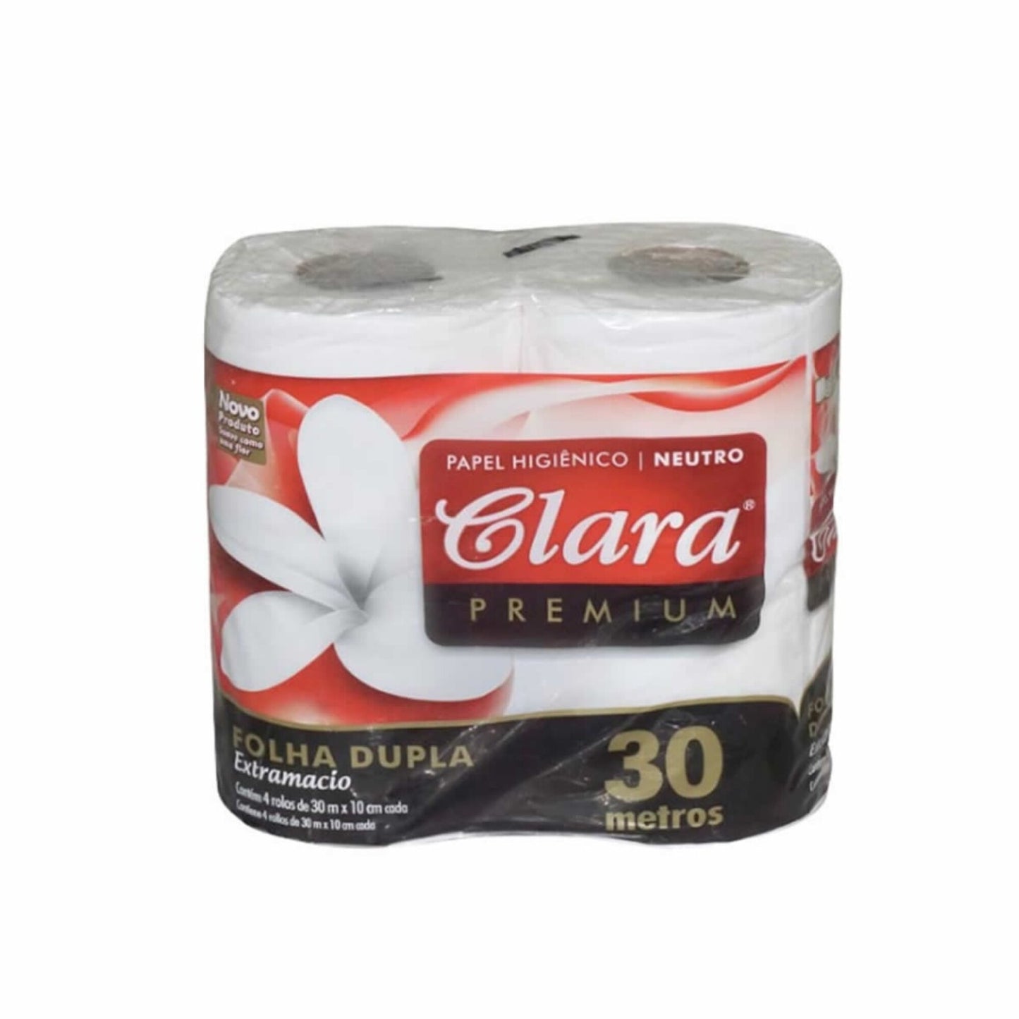 PAPEL HIGIÉNICO CLARA doble hoja 30M X4 ROLLOS