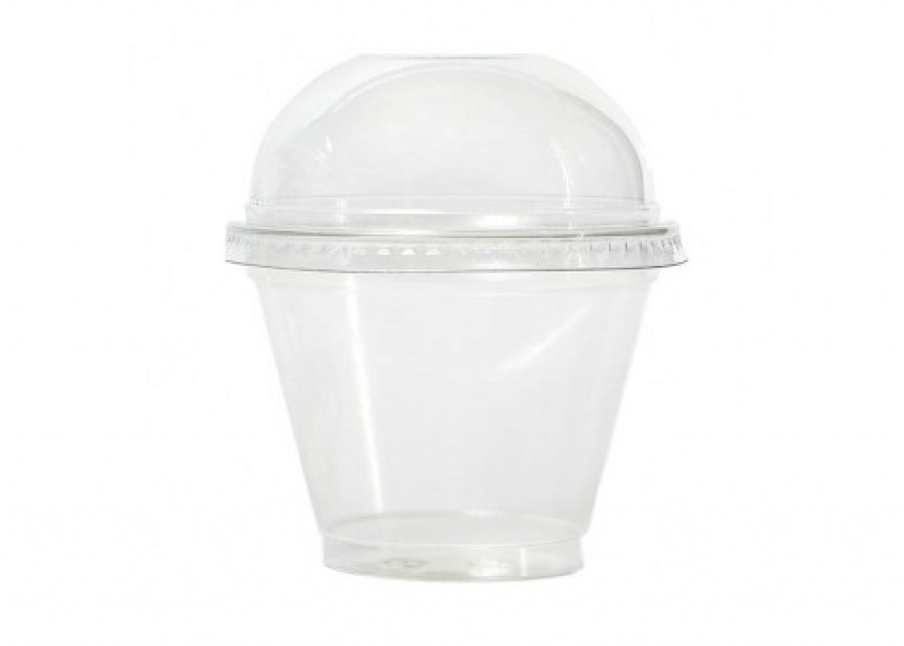Vaso con Domo 9 Oz - Sin orificio - x 50 unidades