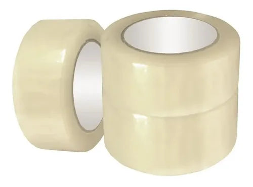SUPEROFERTA Cinta Adhesiva embalaje ancha 48mm x 100 yardas. 40 micrones