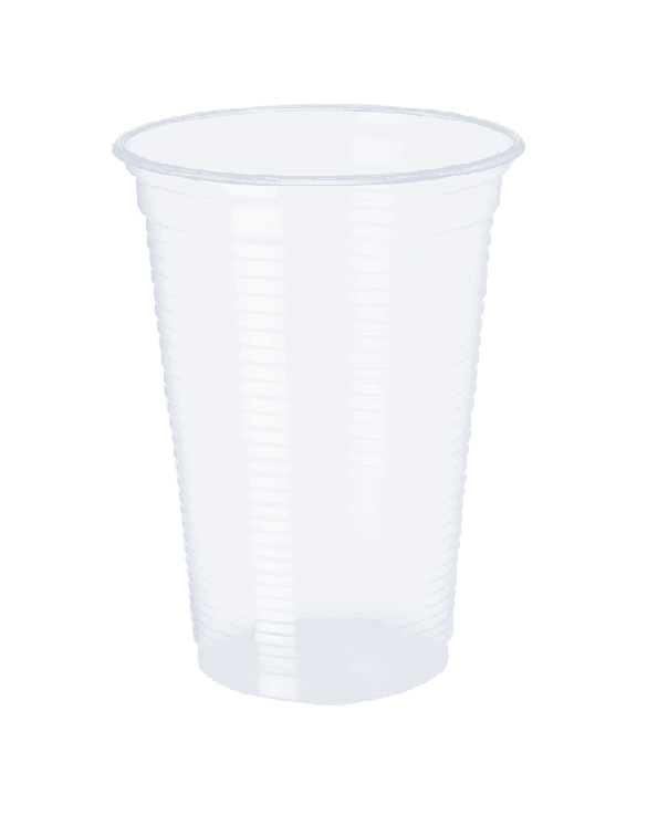 Vaso descartable transparente - 300ml - 100 unidades