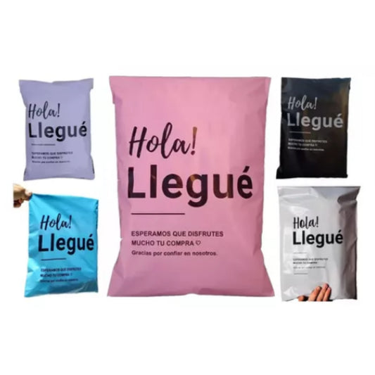 Bolsa E- commerce - Hola llegué! - Varias medidas y colores
