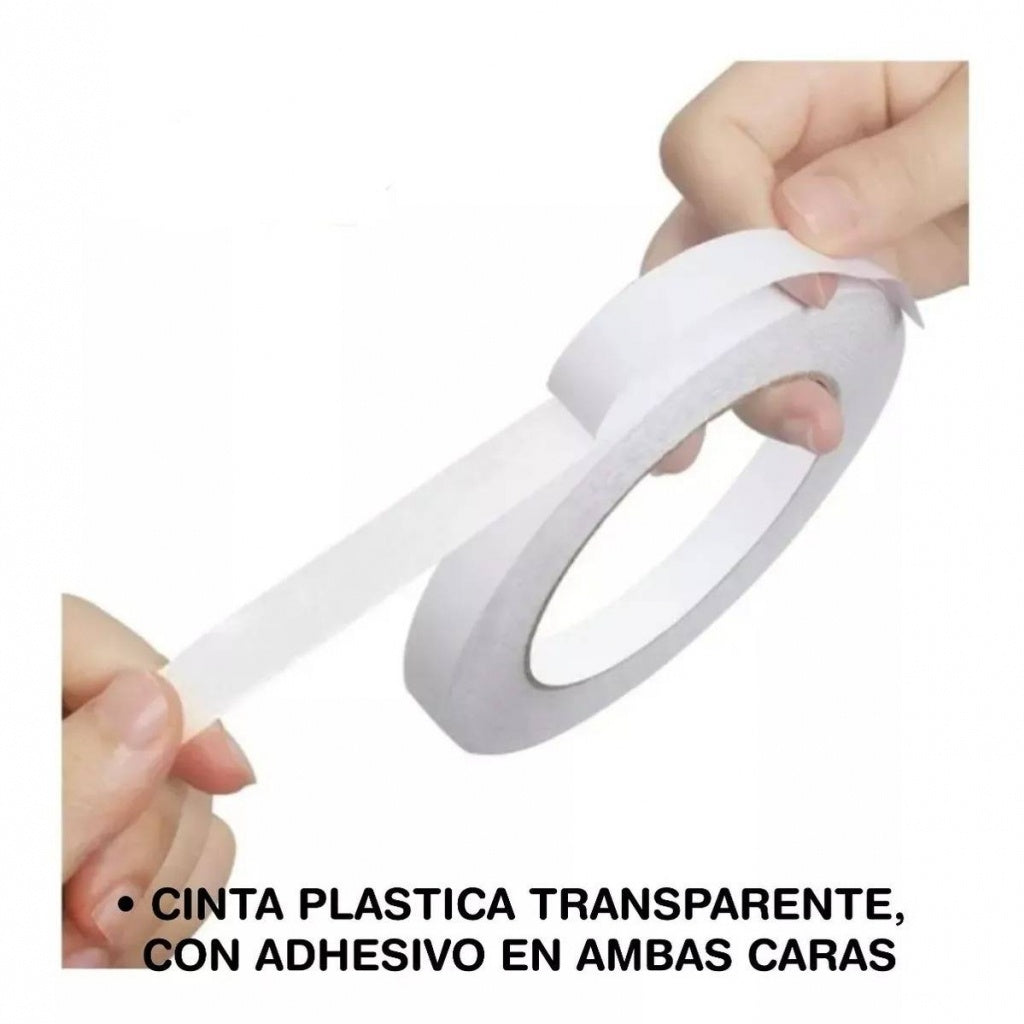 Cinta doble faz de papel -  12mm x 10Y