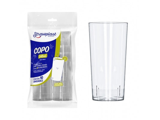 Vaso acrílico - 340ml x unidad